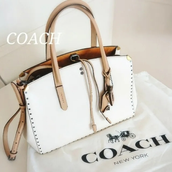 Coach Cooper Carryall In Colorblock With Rivets - Picture 4 of 16